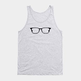 Nerd cute glasses Tank Top